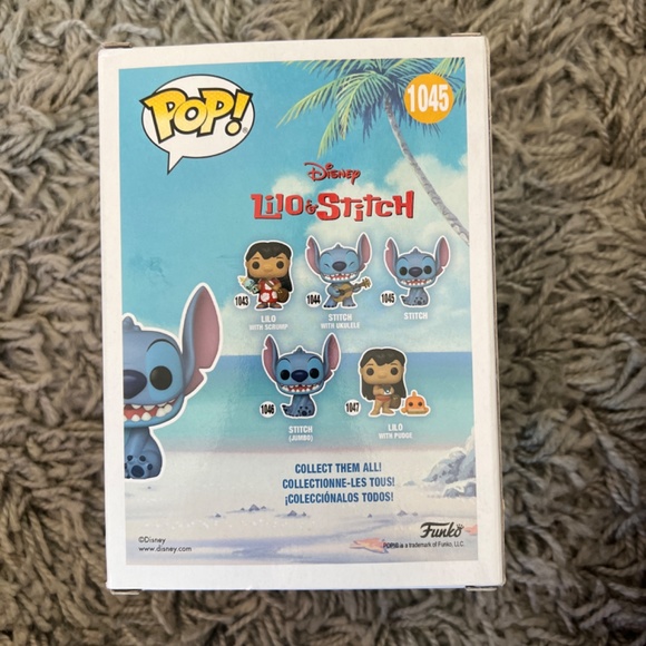 Stitch Flocked Funko Pop - Picture 3 of 4